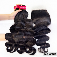 12A Vietnamese Raw Hair Body Wave Bundle Deals From One Donor All Cuticles Intact And Aligned
