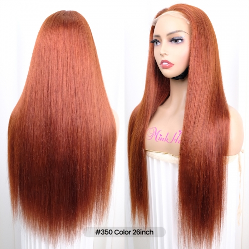 Lace Wig #4 #350 #99J Burgundy #T1B/30 #P4/27 4x4 5x5 6x6 Closure