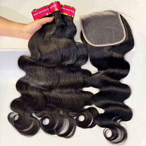Body Wave Raw Hair 3 Bundle Deals From One Donor Hair  display picture 1