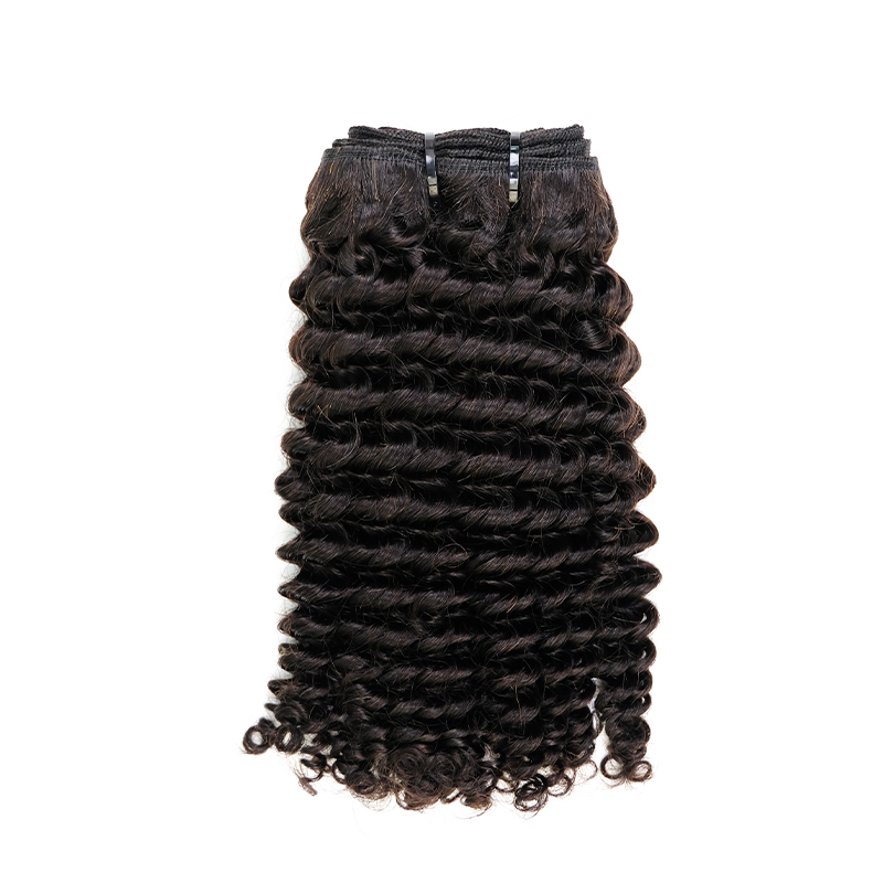 FLASH SALE #1B Color 12in Kinky Curly Bundles(Sales products, do not accept refundreturn)