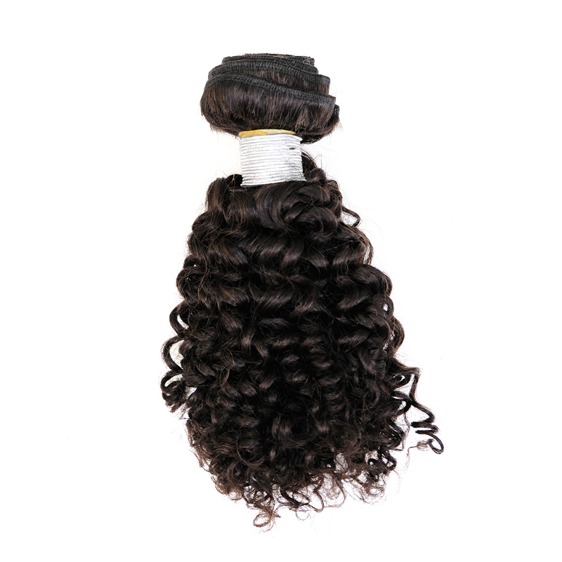 FLASH SALE #1B Color 12in Deep Curly Bundles(Sales products, do not accept refundreturn)