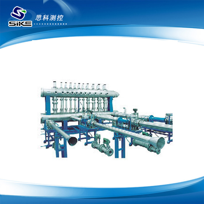 Sonic nozzle gas flow standard device