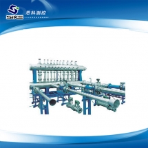 Sonic nozzle gas flow standard device