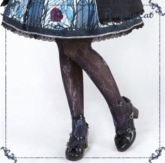 Pumpkin Cat -Beauty the Rose- Lolita Tights