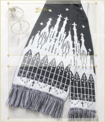 Yidhra -The Great Church- Lolita Stockings and Scarf