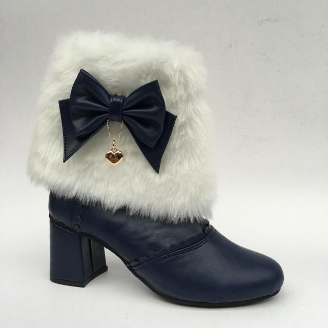 Matte ultramarine & 6.3cm heel