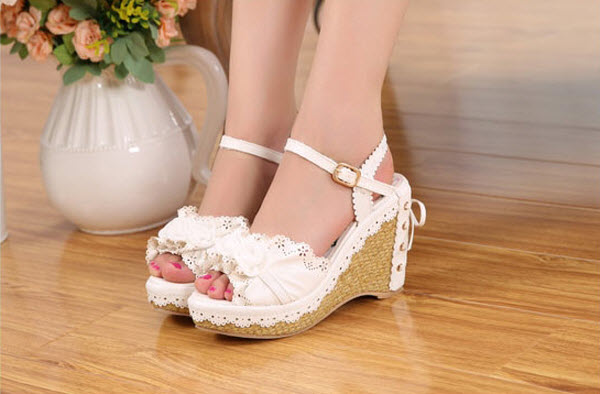 White(version 1) & 10cm heel + 2.5cm platform