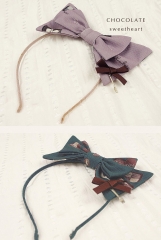 Stamp Albums -Chocolate Sweetheart- Lolita Headbow