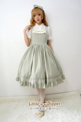 Little Dipper -The Poem of the Bird- Embroidery Lolita Jumper Dress