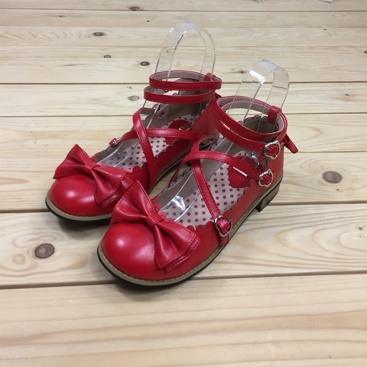 Red & low heel
