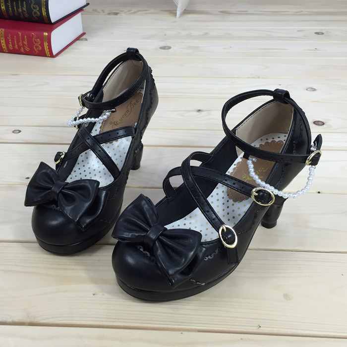 Black & 9cm heel
