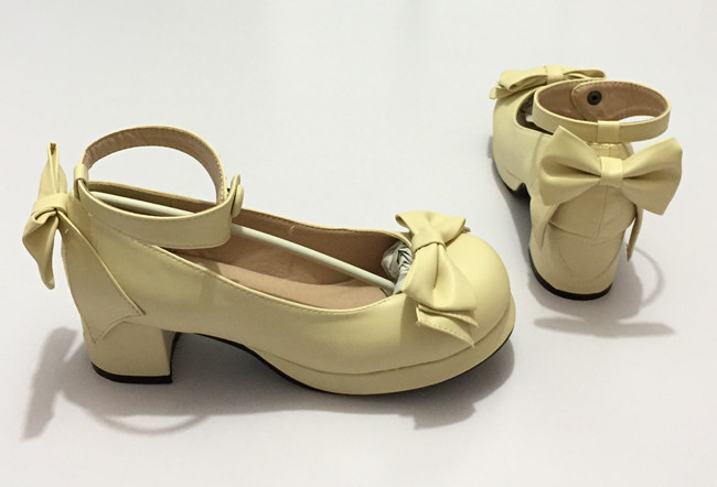 Beige & 5cm heel + 2cm platform