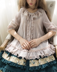 Jewelry in Sunrise -Jenny and Mentha Tea- Classic Lolita Blouse