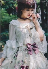Surface Spell -Bouquet des Fleurs Blanchatre- Lolita Blouse