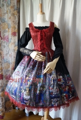 Surface Spell -The Rosary- Gothic Lolita Jumper Dress