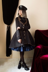 Little Dipper -Slient Poem- Military Lolita Ouji Lolita Jacket