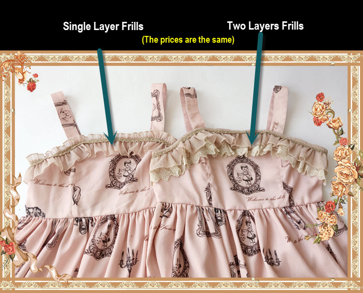 Pink (2 layers frills)