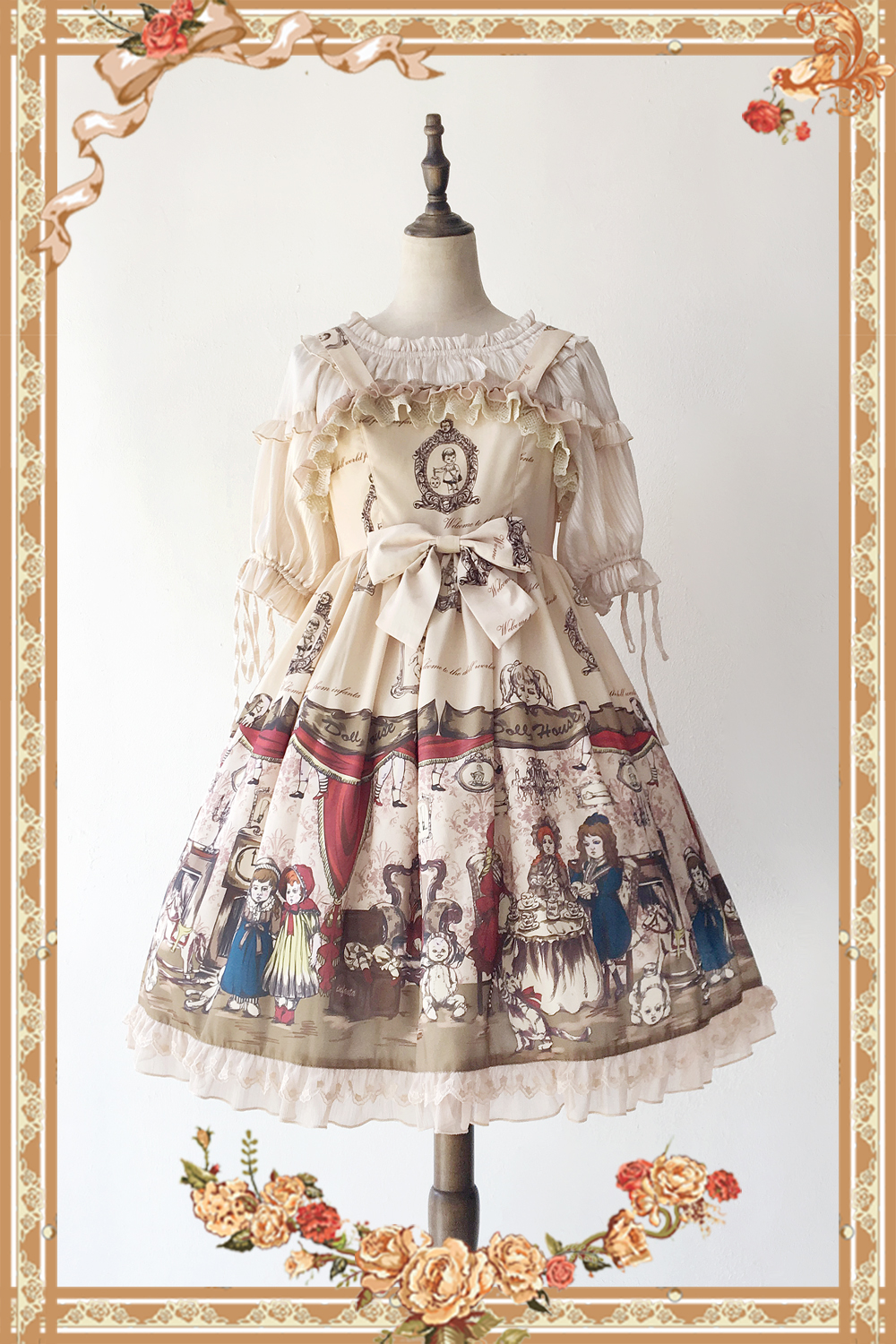 Apricot (2 layers frills)