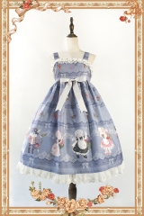 Infanta -Berry Cat- Sweet Lolita Jumper Dress