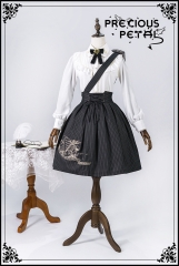 Precious Petal -Mass- Embroidery Lolita Skirt