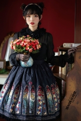 Lyreivy -Hail Katze Church- Gothic Lolita Skirt