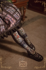 CEL Lolita Studio +The Saint's Prayer+ Gothic Lolita Tights