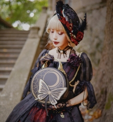 MuFish -Butterfly and Moon- Gothic Lolita Handbag Cross Body Bag