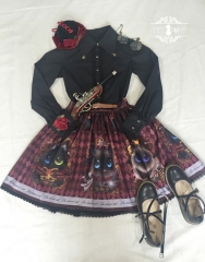 Miss Point -The Demon Cat- Gothic Pointed Collar Lolita Blouse