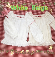 Yolanda -Fleurs et écho- Classic Lolita Blouse