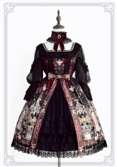 Moonlight Forest -Griffin's Whisper- Lolita Open Front OP Dress