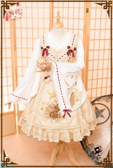Fantastic Wind -Moonlight Dream- Embroidery Wa Lolita JSK and Blouse Set