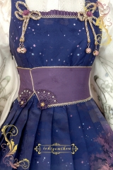 IchigoMiko -Fantastic Night By The River of Sakura- Wa Lolita Jacquard Corset