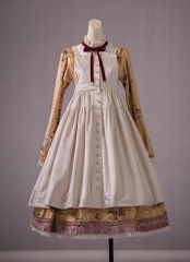 Cherry Bomb -The Four Seasons- Classic Lolita Apron Unicolor Version