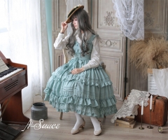 To My Dear Cinderella Vintage Classic Lolita Jumper Dress (Ready In Stock)