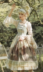Bohe Cat -The Ancient City- Vintage Classic Lolita Jumper Dress
