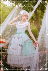 Aurora Ariel -The Song of Cicadas- Lolita Normal Waist JSK