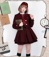 Pumpkin Cat -The Royal College- Lolita Skirt