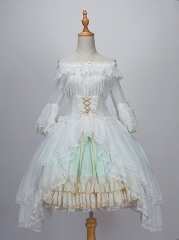 Jewelry in Sunrise -The Princess in the Forest- High Waist Lolita Skirt