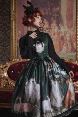 Miss Point -The Portrait of the Cats- Vintage Classic Lolita JSK Version II