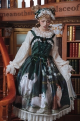 Miss Point -The Portrait of the Cats- Vintage Classic Lolita JSK Version I