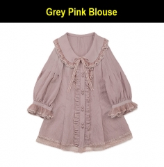Jewelry in Sunrise -Days to Remember- Vintage Classic Lolita Blouse