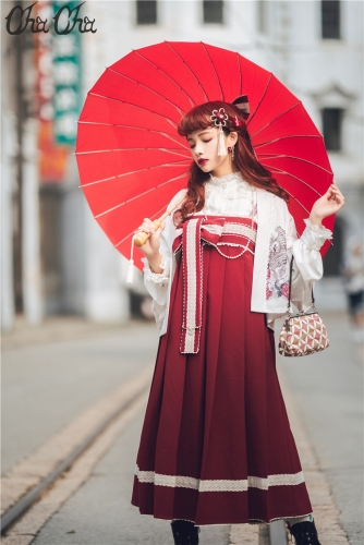 NyaNya Lolita -Love and Death- Wa Lolita High Waist JSK Long Version