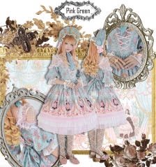 FunCcnio -The Red Dancing Shoes- Vintage Classic Lolita OP Dress