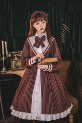 MUMU -The First-rate Student- False Two Pieces Lolita OP Dress