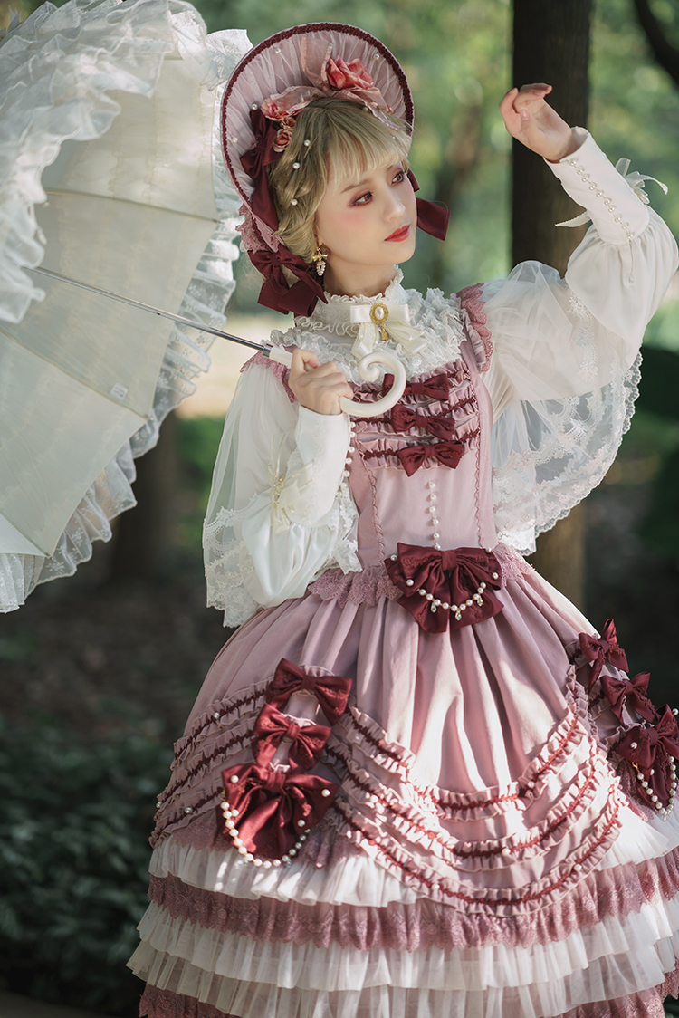 Penny House -The Spring Tea Party- Vintage Classic Lolita Jumper Dress