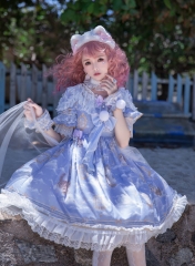 Moonlight Forest -Kittens in Cloud Kingdom- Lolita Cat Ears Headbow (Limited Quantity!)