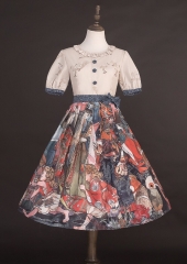 Little Roe Deer [The Night Parade of One Hundred Demons] Wa Lolita OP Dress