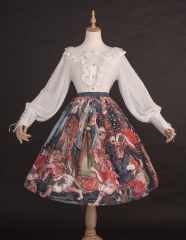Little Roe Deer [The Night Parade of One Hundred Demons] Wa Lolita Skirt