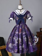 ZJ Story -Formless World- Sailor Collar Lolita OP Dress
