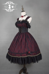 Miss Point -Sunrise and Sunset- Vintage Classic Gothic Lolita JSK